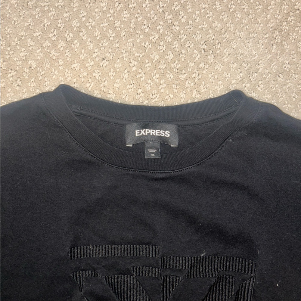 Two Men’s Express T Shirts (Black and White)